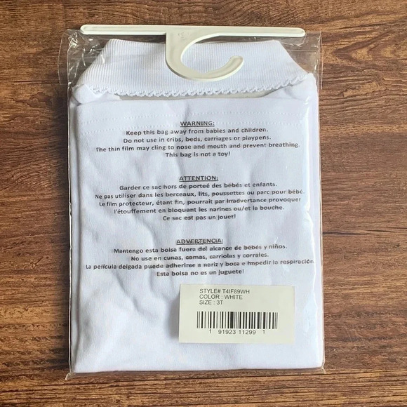 US Polo Assn Toddler Girls School Uniform Polo White - Picture 3 of 7